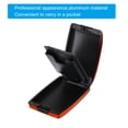 thumbnail image 4 of Uxcell RFID Wallet Credit Card Holder Aluminum Metal Women Men Purse Hard Case Orange, 4 of 5