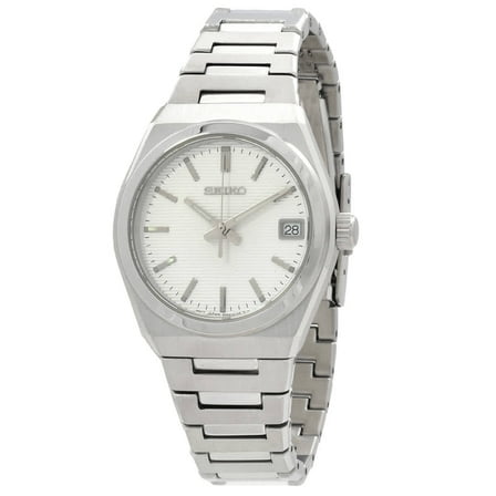 Seiko Classic Quartz White Dial Ladies Watch SUR573P1