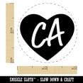thumbnail image 2 of CA California State in Heart Self-Inking Rubber Stamp Ink Stamper - UV Ink - Mini 1/2 Inch, 2 of 7