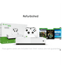 Restored Microsoft Xbox One S 1TB All Digital Edition 3 Game Bundle (Disc-free Gaming), White, NJP-00050 (Refurbished)