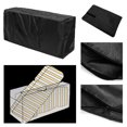 thumbnail image 6 of Miuline Furniture Cushion Storage Bag Heavy Duty Waterproof 210D Oxford Fabric Rectangle Furniture Seat Protector Cushion Cover, 6 of 11