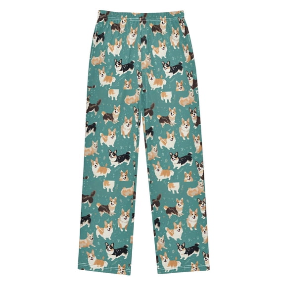 ALAZA Pajama Pants Dogs Cute Pj Bottoms Sleepwear Lounge with Pockets L