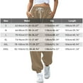thumbnail image 3 of JJHGVB Joggers for Women Petite Pants Bottom Sweatpants Women's Casual High Waisted Pockets Joggers Sport Workout Active Baggy Pants Drawstring Pants Women Womens Sweatpants Green 1 L, 3 of 7
