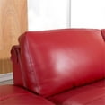 thumbnail image 3 of EK-L025 Red Color With Italian Leather Sectional - Left Facing Chaise, 3 of 4