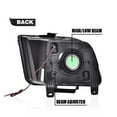 thumbnail image 5 of PIT66 Smoke Lens Halogen Headlights Lamps Black Housing Fit For 2005-2009 Ford Mustang, 5 of 9