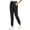 Black, variant on Comfy Joggers for Women Quick Dry Solid Jogger Pants High Waist Adjustable Drawstring Workout Pants with Pockets Lightweight Keeps Cool Summer Comfort Hiking Pants(Color Brown Size M)