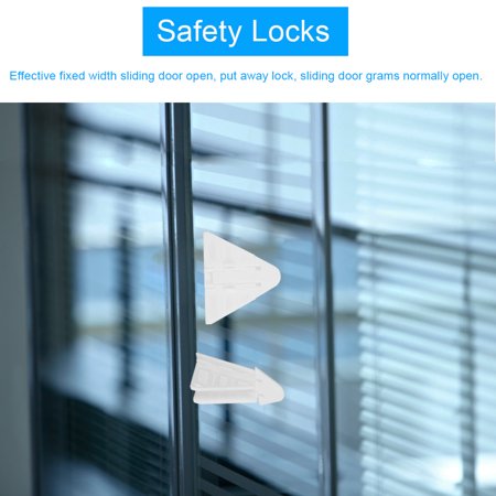 Walfront Baby Safety Locks Sliding Door Lock Latch Window Lock For