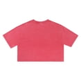 thumbnail image 7 of WEIGFI Womens Tshirts Cotton Loose Fit Workout Cropped Tops Yoga Running Crew Neck Short Sleeve Lightweight Clothes Solid Color Trendy Soft Vacation Everyday Wear,Red,L, 7 of 7