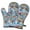 Basset Hound Dog, variant on Cute Oven Mitts,Black Paw Oven Mitt 2-Pack Set,Kitchen Gloves for Oven,Heat Resistant Oven Mitts 7.7"x12"