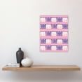 thumbnail image 4 of Pink Blue Geometric Pattern Vintage Japan Wall Art Print Korin 12x16", 4 of 4