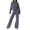 Dark Grey, variant on Yokua Matching Sweat Sets for Women Casual Zip Up Jacket Sweatshirt and Sweatpants Set Soft Cozy Matching Athleisure Sets