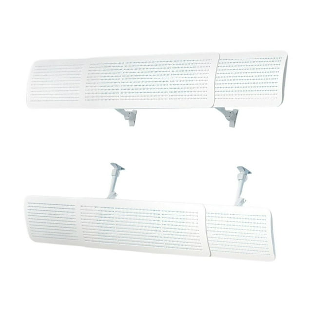 Huanglei Adjustable Air Conditioner Wind Deflector Stretchable AC Vent Cover Direct Blow Cool Air Panel For Home