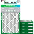 thumbnail image 1 of Filterbuy 16x36x2 MERV 8 (MPR 600) Dust Defense, Pleated HVAC AC Furnace Air Filters (5-Pack), 1 of 8