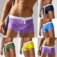 thumbnail image 2 of Mens Summer Swimming Board Shorts Swim Shorts Trunks Swimwear Beach Boxer Trunk, 2 of 11