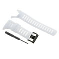 thumbnail image 1 of Correas de Reloj Bandas para SUUNTO Ambit3 Ambit 2 Ambit 1 Banda de 24 Mm con de Herramientas Unisex Blanco negro, 1 of 8