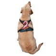 thumbnail image 2 of Vsdgher Starry Sky Pine Tree Donut Pattern Dog Harness,No Pull Pet Harness with Soft Padded Handle,Adjustable Reflective Vest with 2 Buckles,4 Slide Buckles,S-XL Medium, 2 of 4