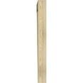 thumbnail image 4 of Ekena Millwork 4"W x 28"D x 40"H Olympic Block Rough Sawn Bracket, Douglas Fir, 4 of 4