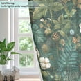 thumbnail image 4 of 2 Panels Set Blackout Curtains Thermal Insulated Sun Protection Room Darkening Drapes for Bedroom Pine Cones and Mossy Ferns, 4 of 7