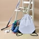 thumbnail image 5 of Mochila de gimnasio con cordón Bolsa de hilo - Nylon impermeable Bolsa de almacenamiento de equipo grande Compras Natación Viajes Deporte Entrenamiento Playa Saco con cincha para mujeres, hombres y, 5 of 6