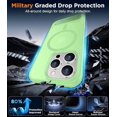 thumbnail image 3 of Funda Magnética Invisible con Soporte para iPhone 16 Pro Max 6.9", Verde Claro, 3 of 7