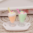 thumbnail image 3 of Joernso Dollhouse Ice Cream DIY Compact Resin Mini Ice Cream Cup for 1/12 Doll House, 3 of 8