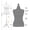 White, variant on PEXMOR Female Dress Form, Size 6, Pinnable Mannequin Torso Adjustable Wooden Tripod Stand for Sewing, White