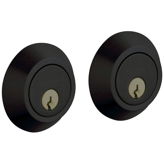 Baldwin 8242 Contemporary Double Cylinder Deadbolt - Black