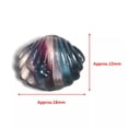 thumbnail image 5 of MATROOY 5pc Natural Fluorite Hand Carved Mini Shell Quartz Crystal Reiki Healing, 5 of 6