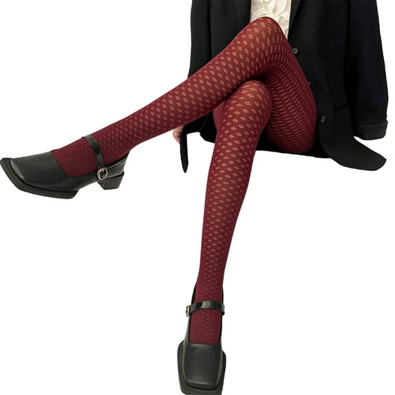 Patterned TightsStockings Floral Pantyhose Thigh High Stockings Leggings Tights for Women GirlsLeggings