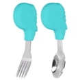 thumbnail image 3 of Hilitand 2PCS Baby Kids Stainless Steel Fork Spoon Set Tableware Feeding Cutlery Utensils, 3 of 8