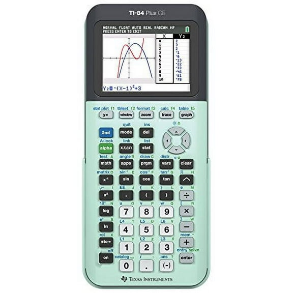 Texas Instruments TI-84 Plus CE Color Graphing Calculator, Mint Small