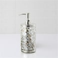 thumbnail image 3 of Croscill Seville Mosaic Glass Lotion Pump in Silver, 3 of 6