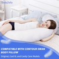 thumbnail image 2 of Funda de almohada para Contour Swan Body Pillow Original Cool XL Candy Cane, 2 of 6