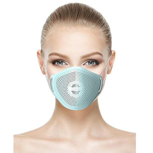 Xihbxyly Mascarilla de Gel de Sílice, Núcleo de Filtro de Carbón Reemplazable, Filtración de 5 Capas, Amplia Área de Filtrado, Diseño Cómodo, Ideal para Oficinas, Obras de Construcción, Actividades A