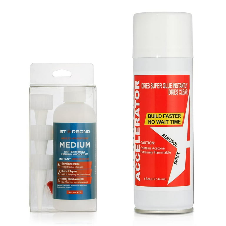 Magic Chems CA Glue with Activator (2 x 1.7 oz + 13.5 fl oz), CA Glue –  WoodArtSupply