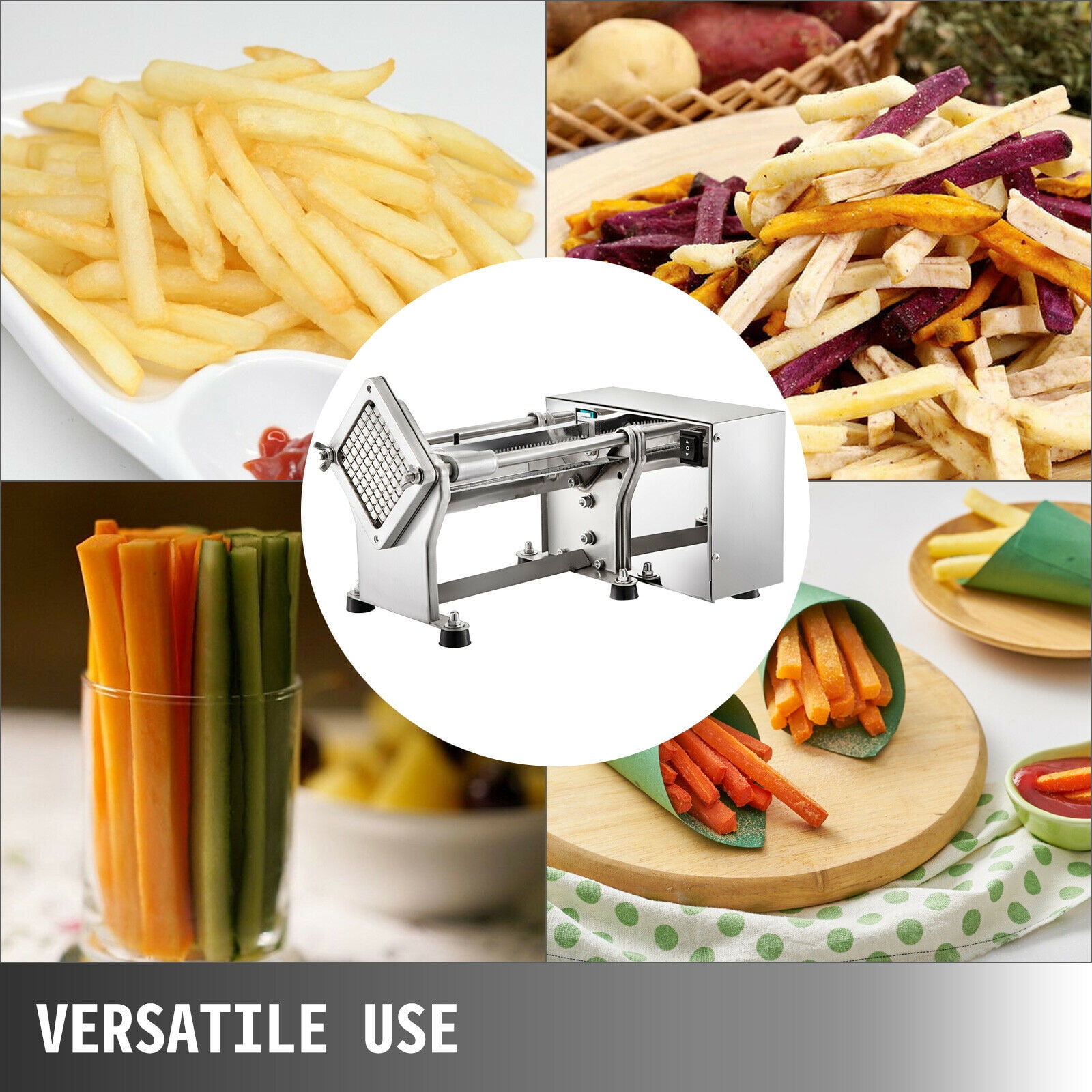 Automatic Vegetable Cutter Machine Electric Potato Chips Slicer