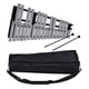 thumbnail image 3 of Instrumento de percusión de xilófono Glockenspiel plegable de 32 notas de Metal, incluye 2 mazos y bolsa de transporte para principiantes, regalos, 3 of 9