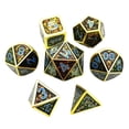 thumbnail image 1 of 7 dados de Metal de varios lados D4 D6 D8 D10 D12 D20 para MTG DND RPG Party Game #3 C Zulema Juego de dados poliédricos, 1 of 6