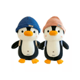 thumbnail image 1 of 2Pingüinos Negro Blanco Peluche Gorro Lab.G, Rosa/Azul, 1 of 5