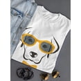 thumbnail image 3 of Labrador Wearing Orange Glasses T-Shirt Women -Image by Shutterstock, Female Medium, 3 of 4
