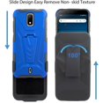 thumbnail image 2 of Value Pack ! for AT&T Calypso 2 Cricket Debut 4G Phone Case 360° Cover Clip Kickstand Holster Hybrid Shock Bumper with Tempered Glass, 2 of 4