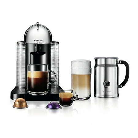 EAN 7640156774467 product image for Nespresso Vertuoline GCA1 Chrome Bundle Espresso Machine with Aeroccino Plus Mil | upcitemdb.com