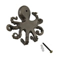 thumbnail image 3 of Antique Bronze Finish Steampunk Octopus Wall Hook, 3 of 4