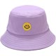 thumbnail image 1 of Sombrero de cubo de algodón Sombrero de playa de color sólido Sombreros de sol de viaje de verano Gorra de pescador (púrpura claro) brillar Electrónica, 1 of 5