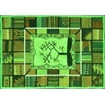 thumbnail image 1 of Ahgly Company Machine Washable Indoor Rectangle Southwestern Green Country Area Rugs, 2' x 3', 1 of 1