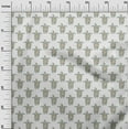 thumbnail image 2 of oneOone Viscose Chiffon Fabric Turtle Block Print Fabric By Yard 42 Inch Wide, 2 of 4
