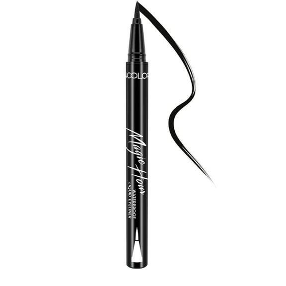 KleanColor Magic Hour Waterproof Black Eyeliner Pen | Felt-Tip | Long-Lasting