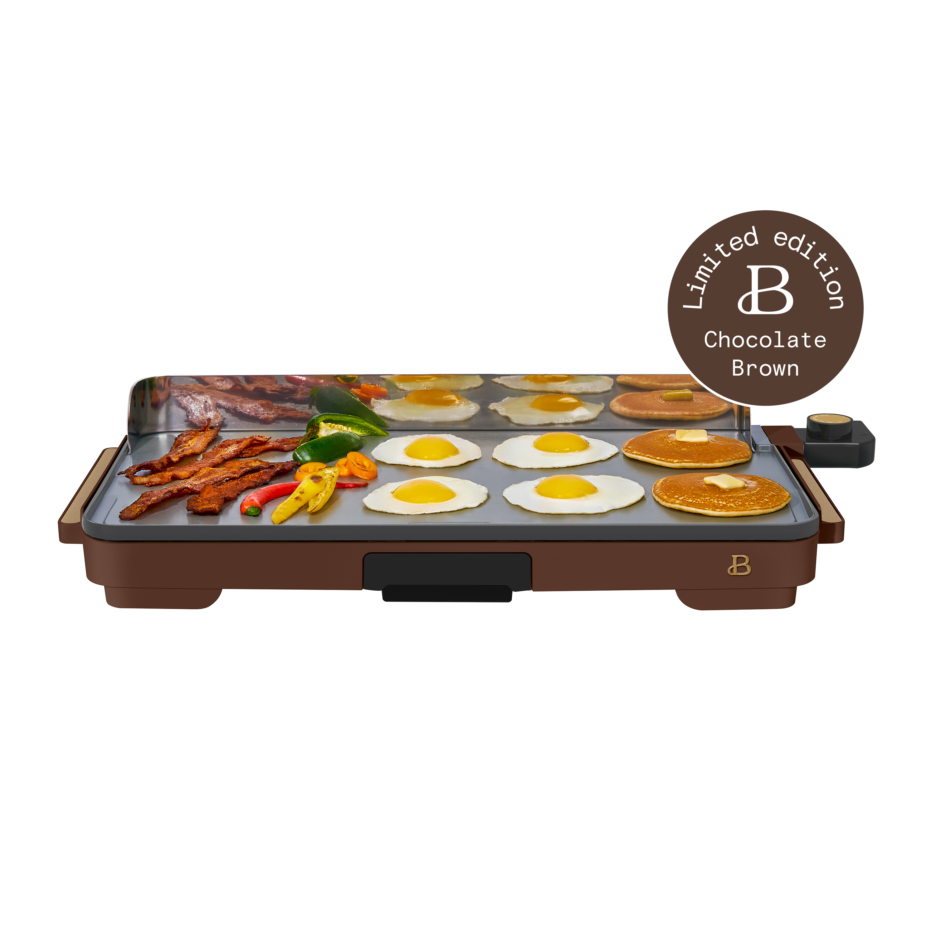Beautiful XL Electric Griddle 12 x 22 Inches, Chocolate photo 2