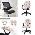 thumbnail image 2 of LedBack Cute Cat Print Office Chair Seat Cover Set of 4, Stretchy Office Backrest Cover and Office Chair Seat Cover with Armrest Covers, Universal Computer Chair Slipcovers, Washable, 2 of 4