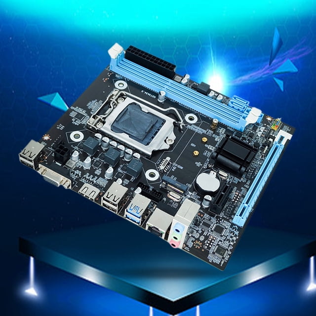 Tarjeta Madre Placa base H81 16GB Micro-ATX LGA1150 2 DDR3 Computadoras de escritorio Placa base Compatible con HDMI